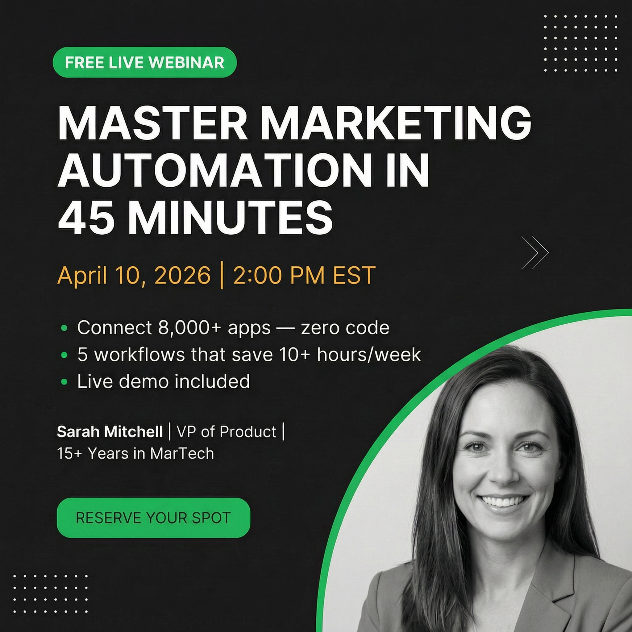 Webinar ad