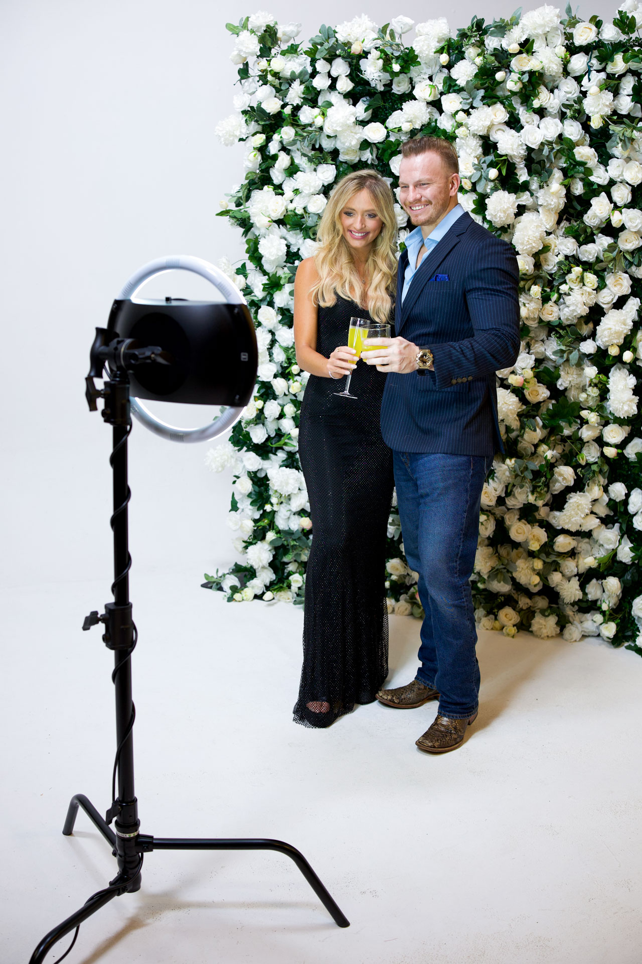Simple Booth HALO photo booth at a corporate event
